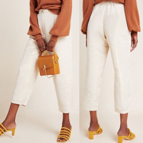 Anthropologie Shimmer Trouser Pants - Picture 2 of 10